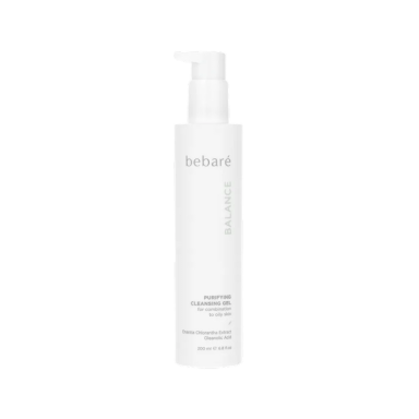 Bebaré Balance valomasis gelis mišriai/riebiai veido odai, 200 ml