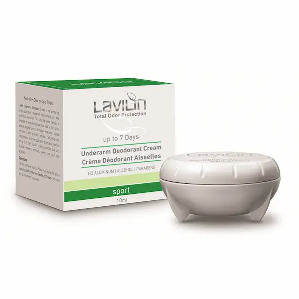 Lavilin Top Sport kremas-dezodorantas pažastims, 10 ml