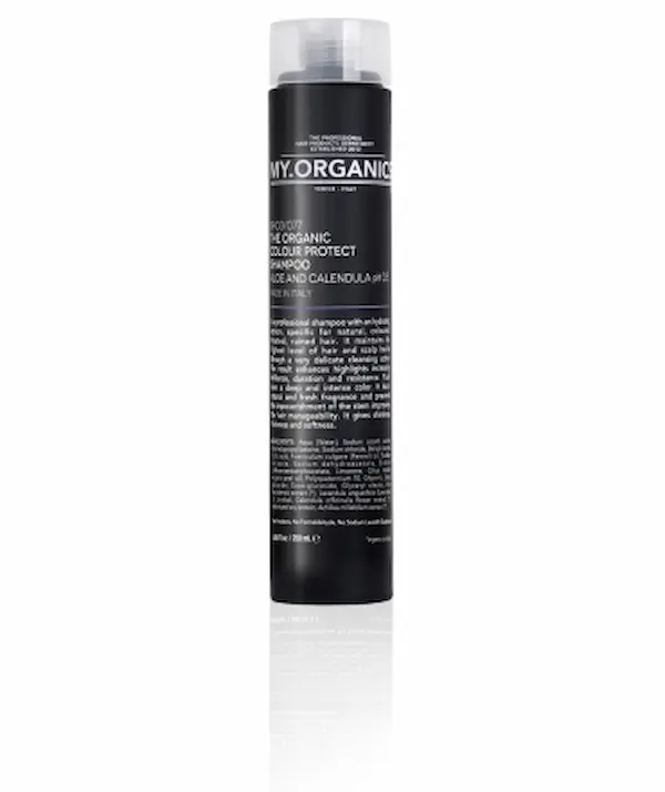 My.Organics Colour Protect šampūnas po dažymo alijošius ir medetka, 250ml