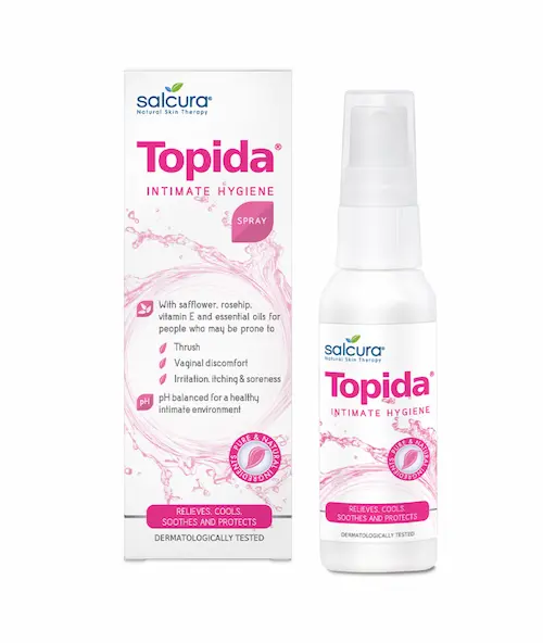 Salcura Topida Intimate Hygiene Spray intymios higienos purškiama priemonė, 50ml