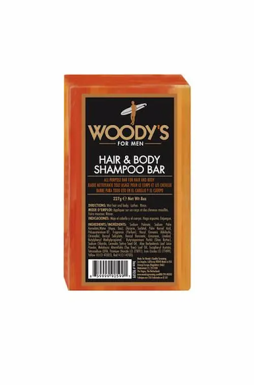 Woody's Hair & Body kietasis muilas plaukams ir kūnui, 227 g 2